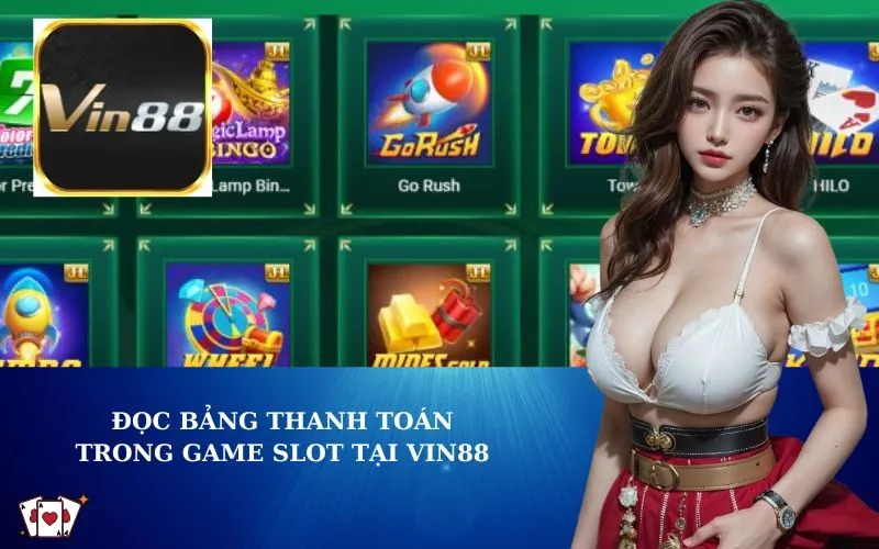 Đọc Bảng Thanh Toán trong Game Slot tại VIN88